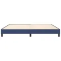 cadre de lit Bleu 200x200 cm Tissu