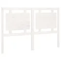 Tête de lit Blanc 145,5x4x100 cm Bois massif de pin