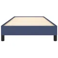 Cadre de lit Bleu 90x190 cm Tissu