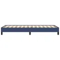 Cadre de lit Bleu 90x190 cm Tissu