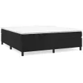 cadre de lit Noir 200x200 cm Velours