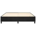 cadre de lit Noir 200x200 cm Velours