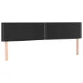 cadre de lit avec matelas Noir 200x200 cm Similicuir
