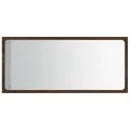 Ensemble de meubles de salle de bain 2 pcs Chêne marron