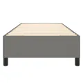 cadre de lit Gris foncé 90x200 cm Tissu