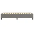 cadre de lit Gris foncé 90x200 cm Tissu