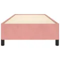 Cadre de lit Rose 80x200 cm Velours