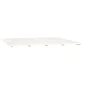 Cadre de lit blanc 160x200 cm bois de pin massif