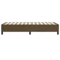 cadre de lit Marron foncé 90x190 cm Tissu