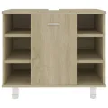 Armoire de salle de bain Chêne sonoma 60x32x53,5 cm Aggloméré