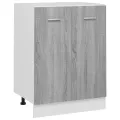 Armoire de plancher Sonoma gris 60x46x81,5 cm Bois d'ingénierie