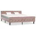Cadre de lit Rose Velours 160 x 200 cm