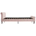 Cadre de lit Rose Velours 160 x 200 cm