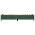 Cadre de lit Vert foncé 100x200 cm Velours