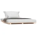 Cadre de lit 140x190 cm bois de pin massif