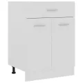 Armoire de plancher à tiroir Blanc 60x46x81,5 cm Aggloméré
