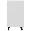 Armoire de plancher à tiroir Blanc 60x46x81,5 cm Aggloméré