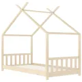 Cadre de lit d'enfant Bois de pin massif 70x140 cm