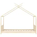 Cadre de lit d'enfant Bois de pin massif 70x140 cm
