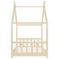 Cadre de lit d'enfant Bois de pin massif 70x140 cm