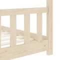 Cadre de lit d'enfant Bois de pin massif 70x140 cm