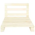 Cadre de lit de palette Bois de pin massif 100 x 200 cm