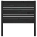 Tête de lit Noir 96x4x100 cm Bois massif de pin