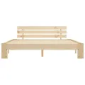 Cadre de lit Bois de pin massif 180 x 200 cm