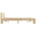 Cadre de lit Bois de pin massif 180 x 200 cm