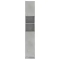 Armoire de salle de bain Gris béton 32x25,5x190 cm Aggloméré