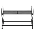 Banc Style vintage Métal 83 x 42 x 55 cm Noir