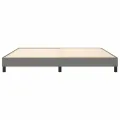 cadre de lit Gris foncé 200x200 cm Tissu