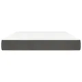 Matelas de lit à ressorts ensachés Gris foncé 140x190x20 cm