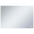 Miroir mural à LED de salle de bain et capteur tactile 80x60 cm