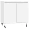 Ensemble d'armoires salle de bain 3 pcs blanc bois d'ingénierie