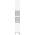 Ensemble d'armoires salle de bain 3 pcs blanc bois d'ingénierie