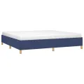 Cadre de lit Bleu 200x200 cm Tissu