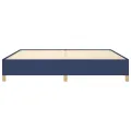 Cadre de lit Bleu 200x200 cm Tissu