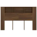 Armoire de tête de lit Chêne marron 160x18,5x104,5 cm