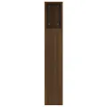 Armoire de tête de lit Chêne marron 160x18,5x104,5 cm