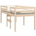Lit haut 80x200 cm Bois de pin massif