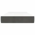 Matelas de lit à ressorts ensachés Gris foncé 100x200x20 cm