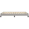 Cadre de lit Gris clair 140x190 cm Tissu