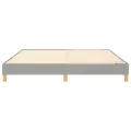 cadre de lit Gris clair 180x200 cm Tissu