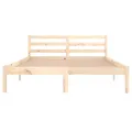Cadre de lit Bois de pin massif 140x200 cm