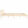 Cadre de lit Bois de pin massif 140x200 cm