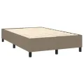 cadre de lit Taupe 120x200 cm Tissu
