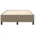 cadre de lit Taupe 120x200 cm Tissu