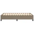 cadre de lit Taupe 120x200 cm Tissu
