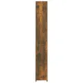 Armoire de bain chêne fumé 25x26,5x170 cm bois d'ingénierie